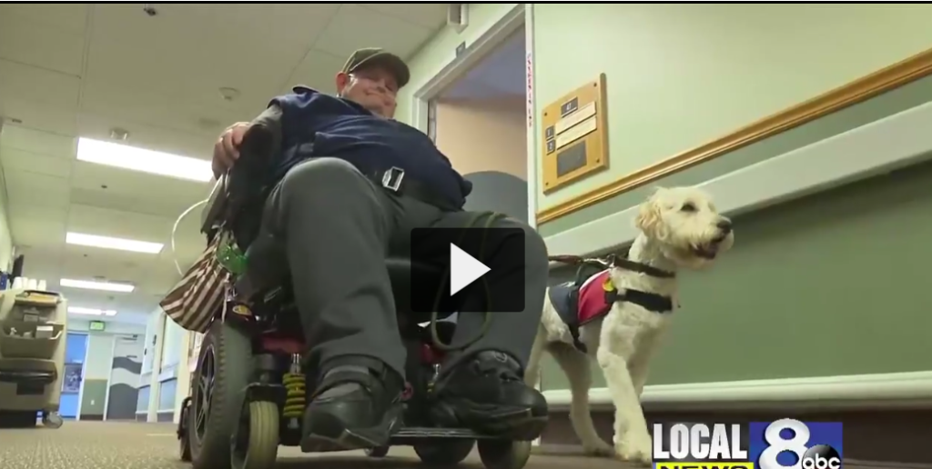 Veterans Home in Pocatello gets an emotional support dog