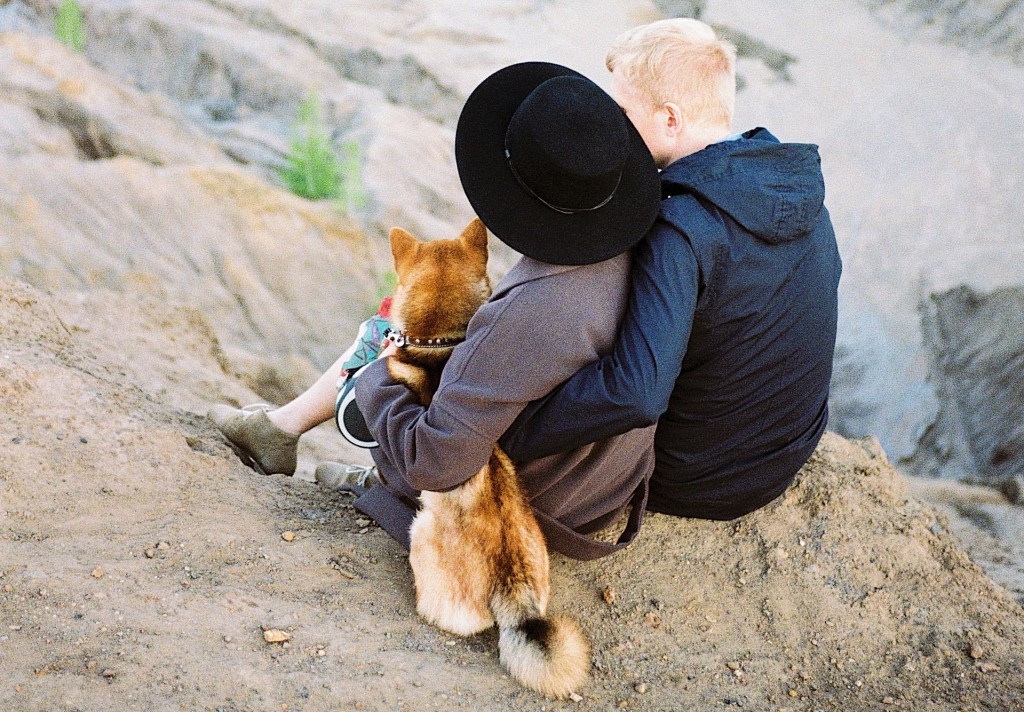 couple and doggo